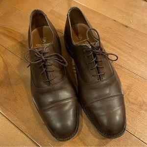 Brown Allen Edmonds Siena Capstitch Oxfords size mens 8.5